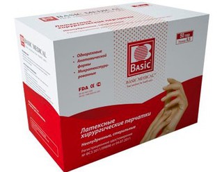 Стерильные перчатки Basiс Medical купить